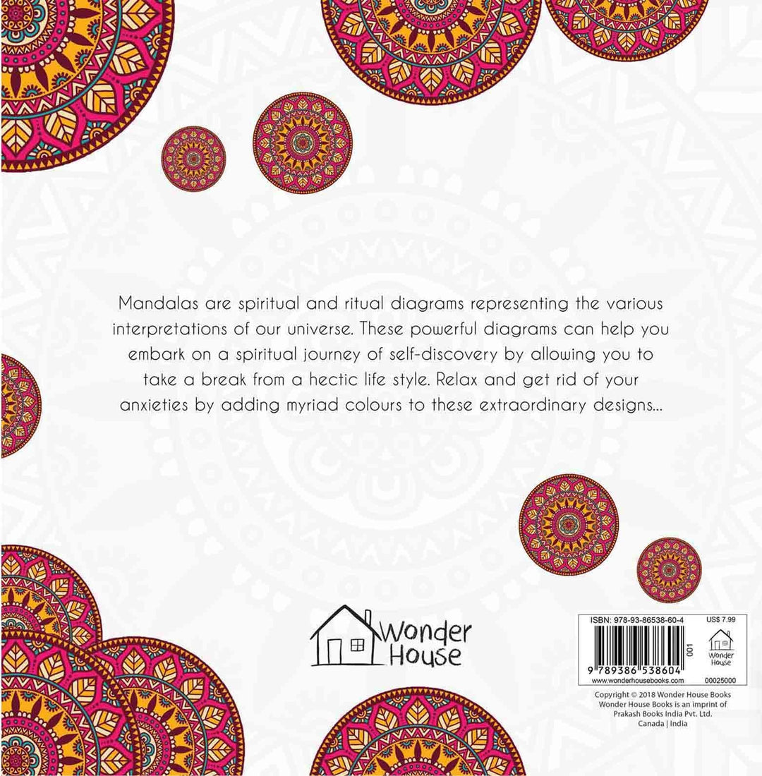 Mandala Art: Colouring Books for Adults with Tear Out Sheets - SCOOBOO - -