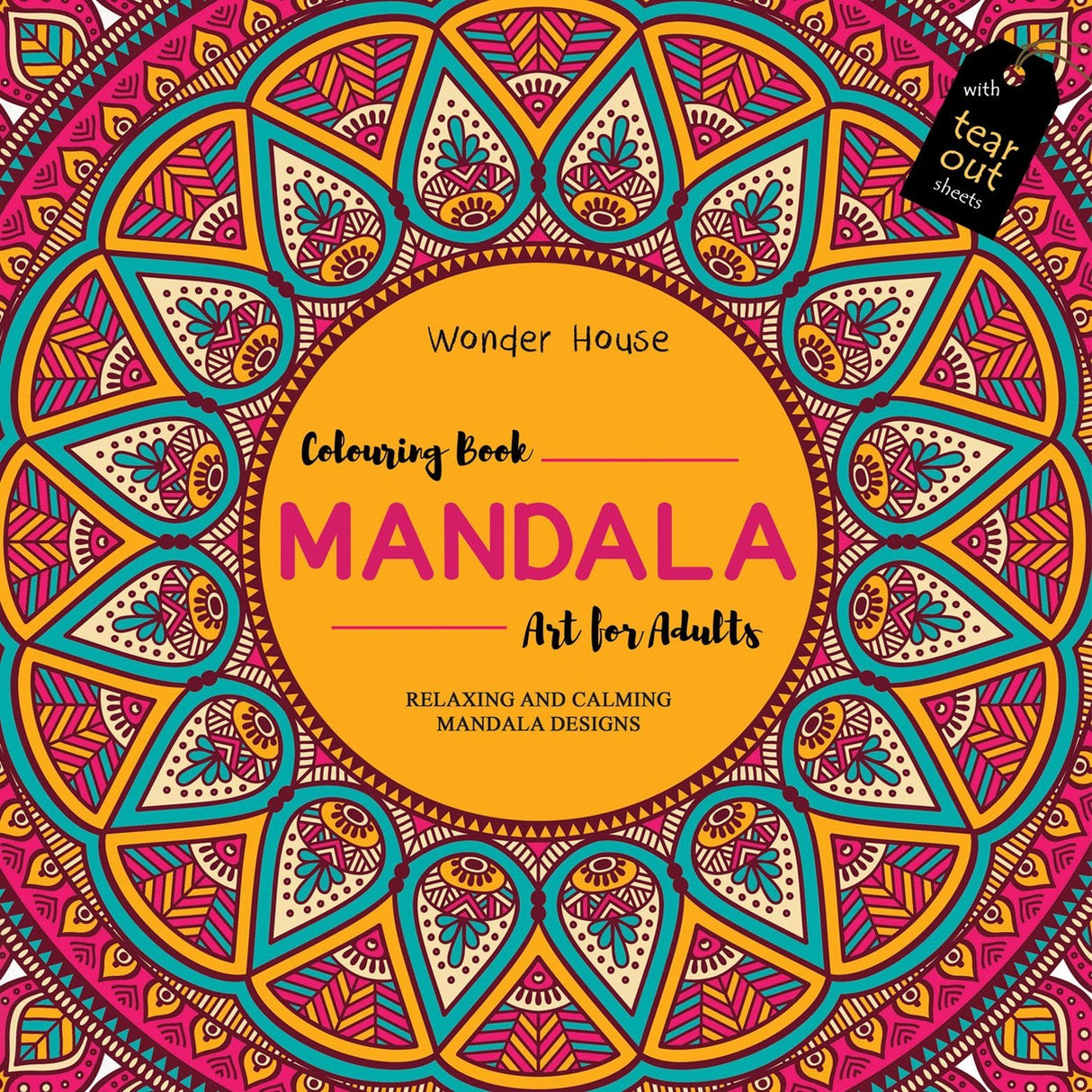 Mandala Art: Colouring Books for Adults with Tear Out Sheets - SCOOBOO - -