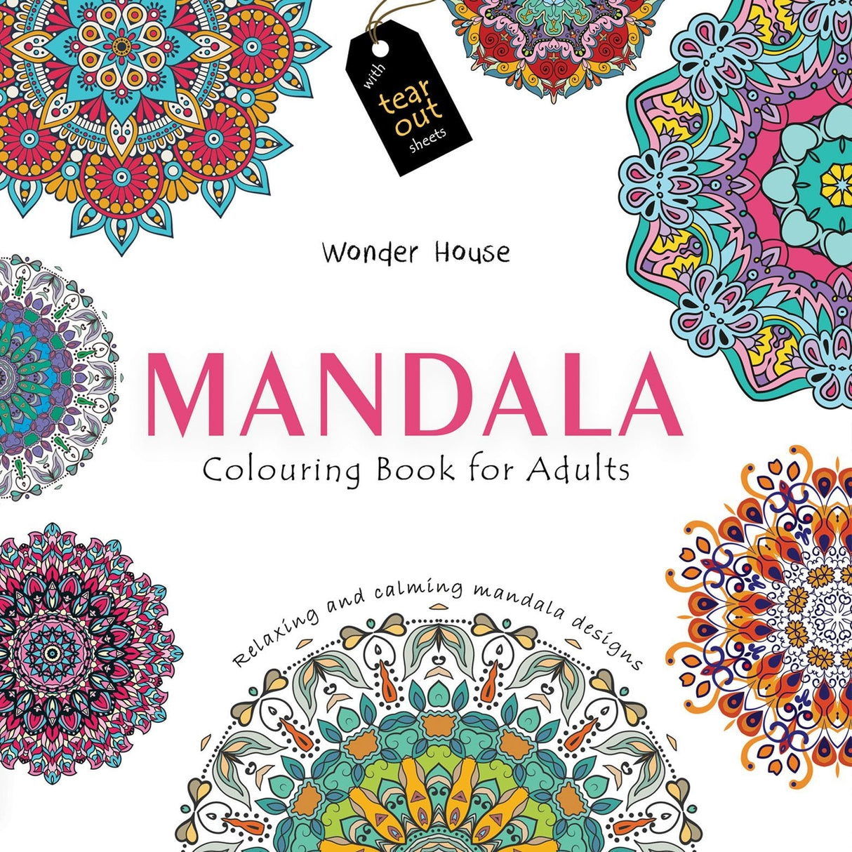 Mandala: Colouring Books for Adults with Tear Out Sheets - SCOOBOO - -