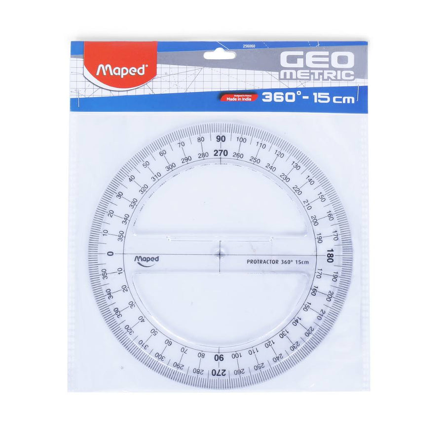 Maped 360° Transparent Protector - SCOOBOO - 256060 - Rulers & Measuring Tools