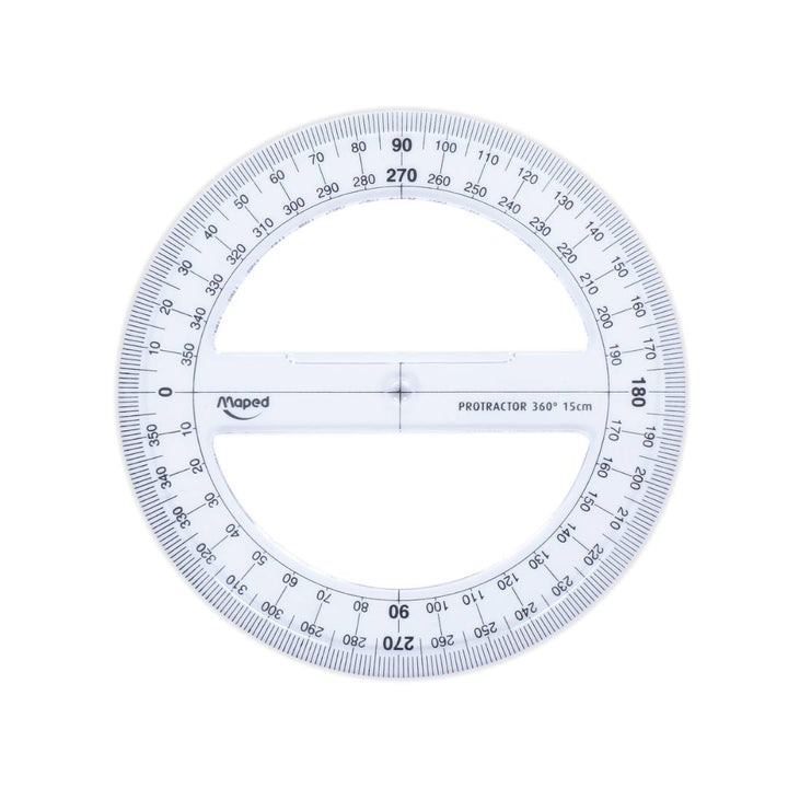 Maped 360° Transparent Protector - SCOOBOO - 256060 - Rulers & Measuring Tools