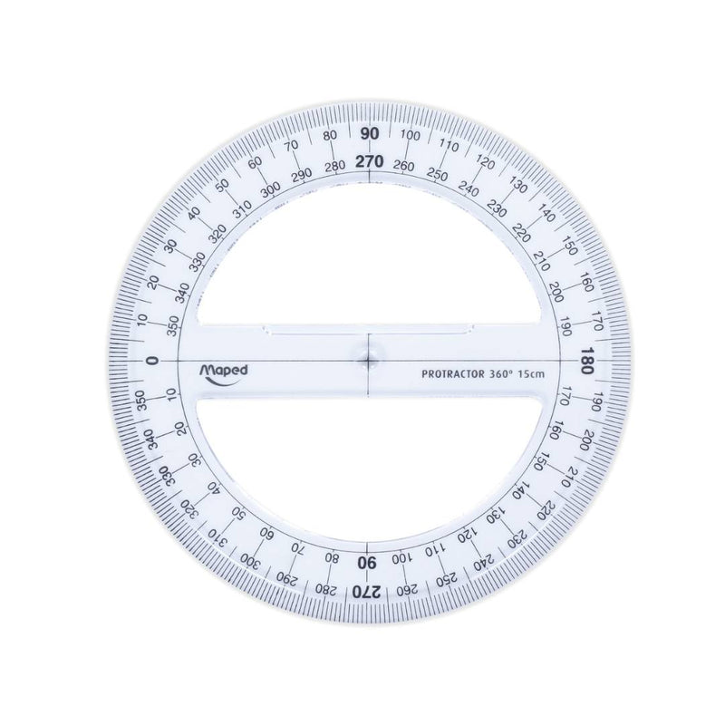 Check Protector Ruler Maped 360° Transparent Protector - SCOOBOO - Maped