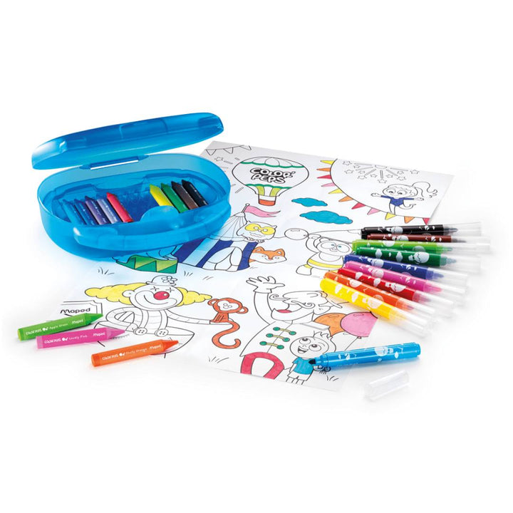 Maped Color Peps Colouring Kit - SCOOBOO - 897416 - wax crayon