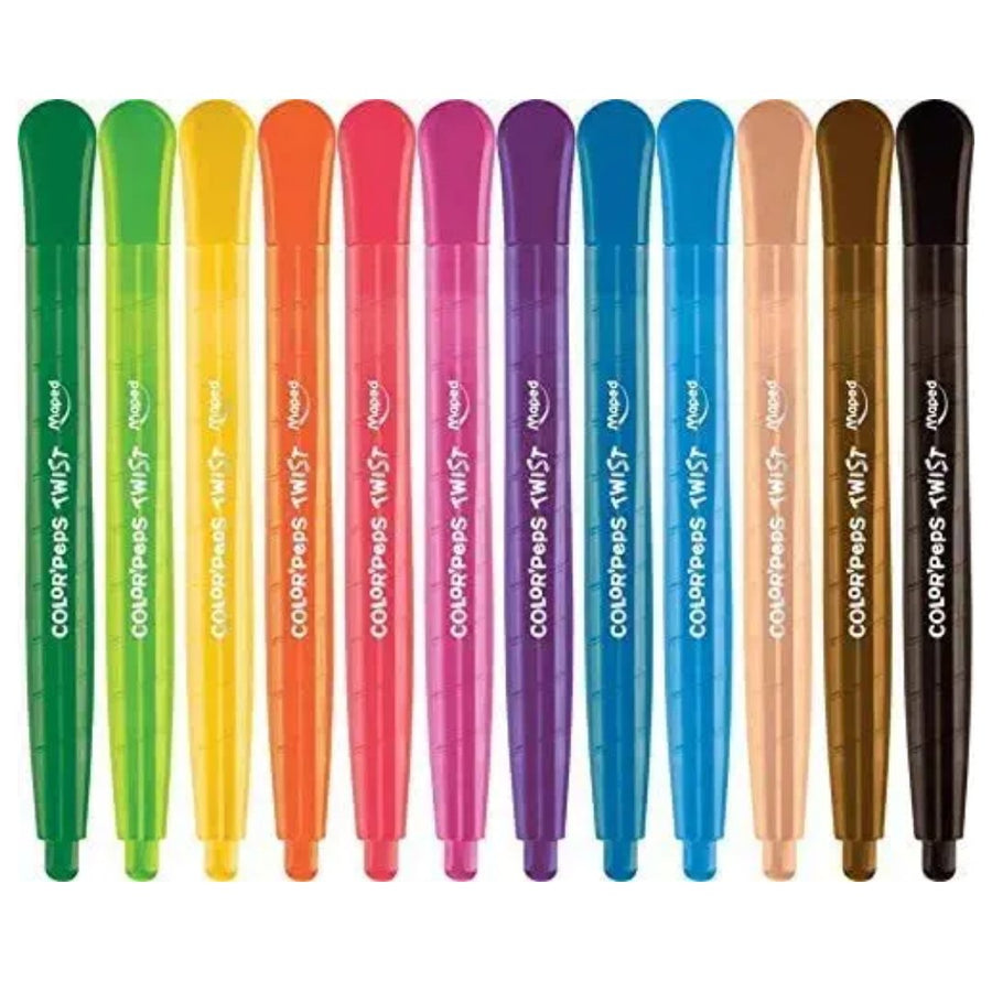 Maped Colorpeps Twist Crayons - SCOOBOO - 860612 - Crayons