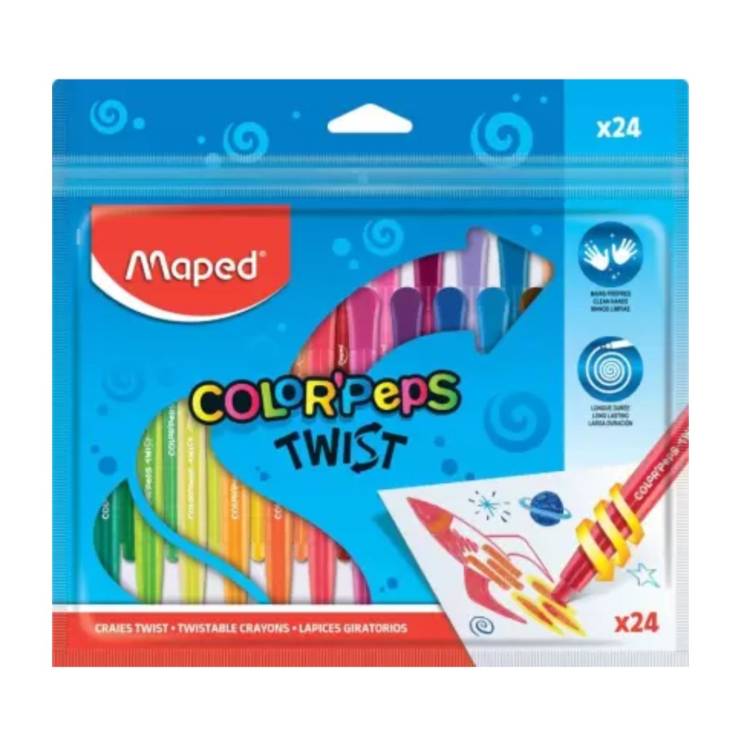 Maped Colorpeps Twist Crayons - SCOOBOO - 860624 - Crayons
