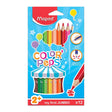 Maped Colour Pencils Pack Of 12 - SCOOBOO - 834010 - Coloured Pencils