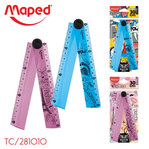 Maped Foldable Ruler - SCOOBOO - 281010 - Rulers & Measuring Tools