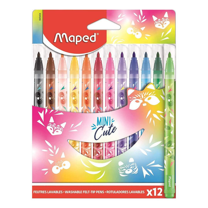 Maped Mini Cute Felt Tip Pens - SCOOBOO - 845404 - Fineliner