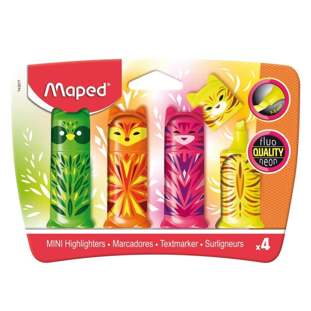 Maped Mini Cute Pocket Highlighter - SCOOBOO - 743677 - Highlighter