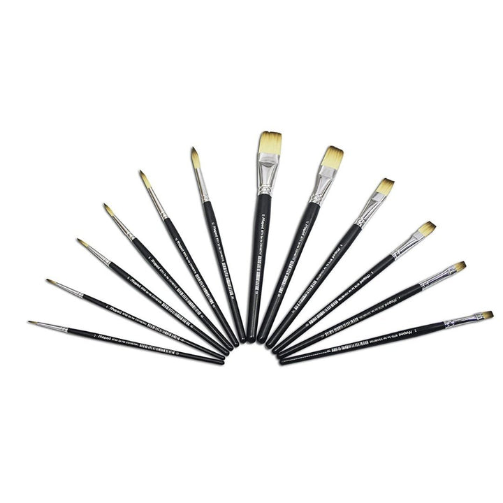 Maped Premium Synthetic Brush Set x12 - SCOOBOO - 984716 - Paint Brushes & Palette Knives