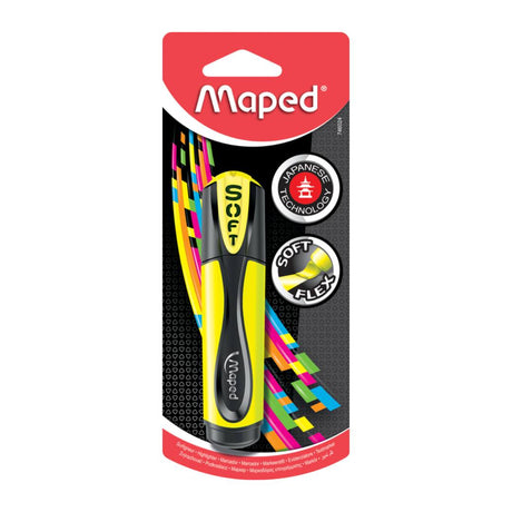 Maped Soft Yellow Highlighter - SCOOBOO - 746024 - Highlighter