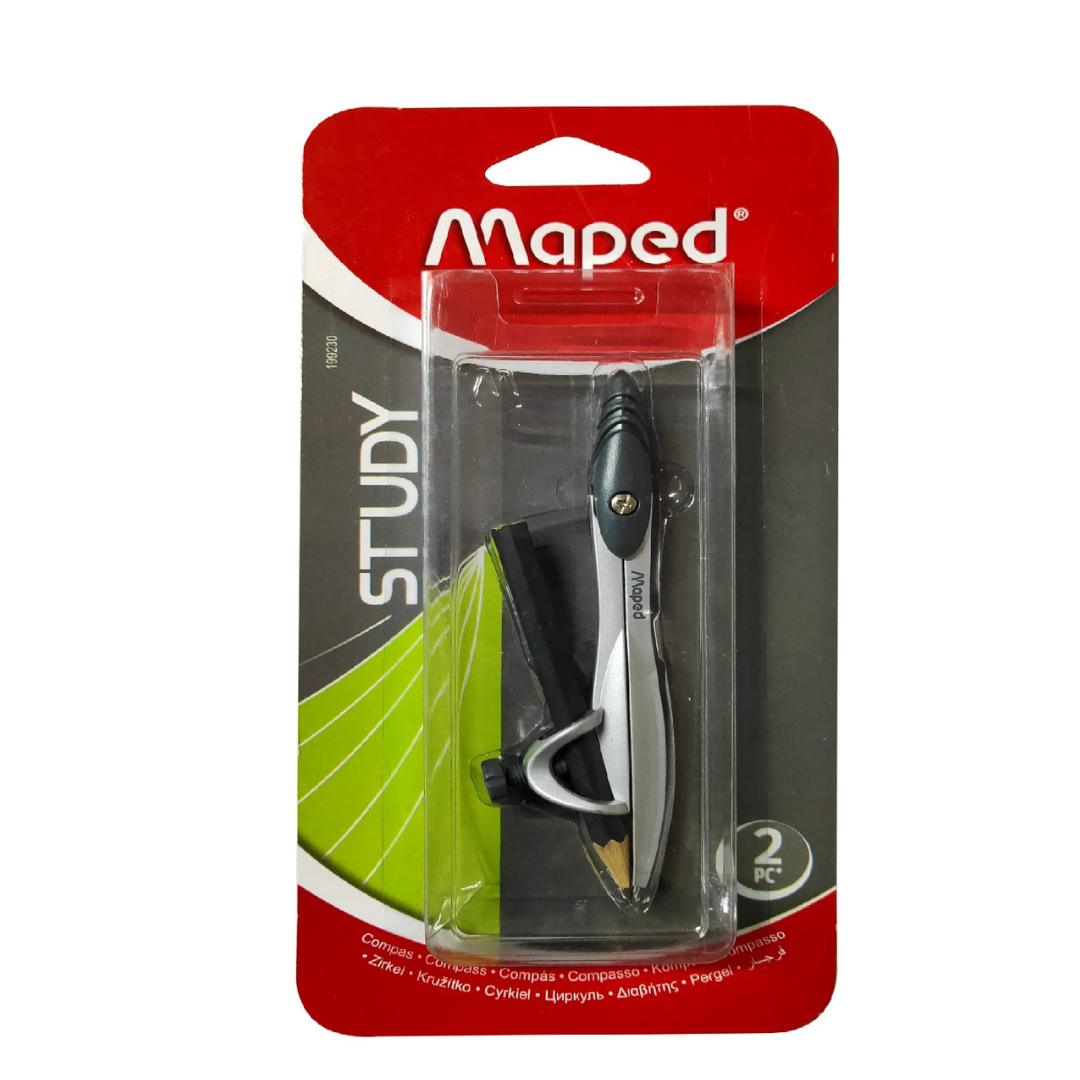 Maped Spring Compass Maped Study Compass With Pencil - SCOOBOO - Maped