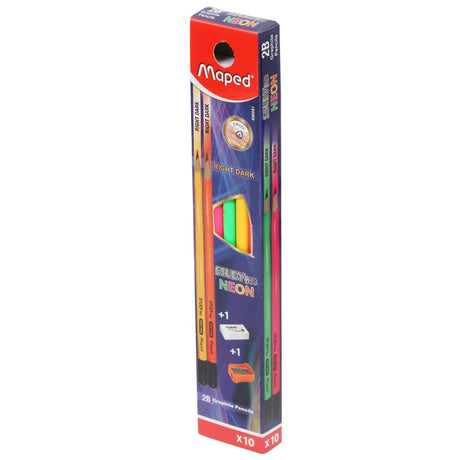 Maped Study Peps Neon Pencils - SCOOBOO - 850081 - Pencils