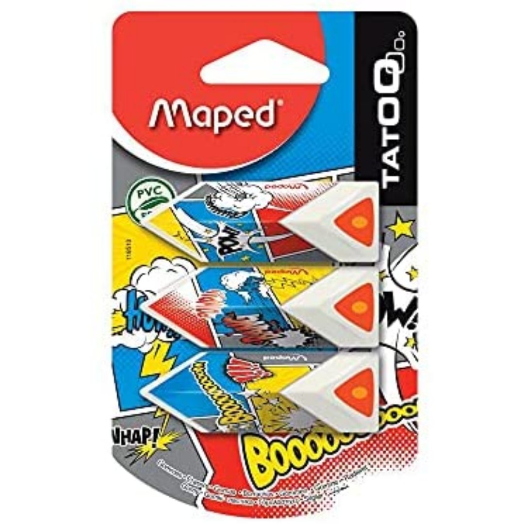 Maped Tatoo Teen Trio Eraser - SCOOBOO - 119510 - Eraser & Correction