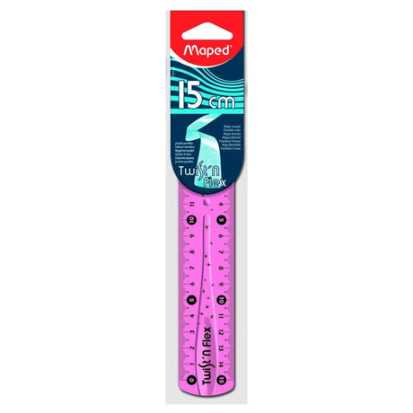 Maped Twist and Flex Flat Ruler (15 cm) - SCOOBOO - 279110 - Rulers & Measuring Tools