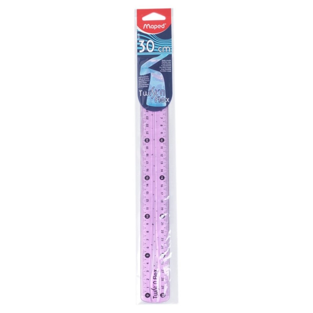 Maped Twist and Flex Flat Ruler (30 cm) - SCOOBOO - 279010 - Rulers & Measuring Tools