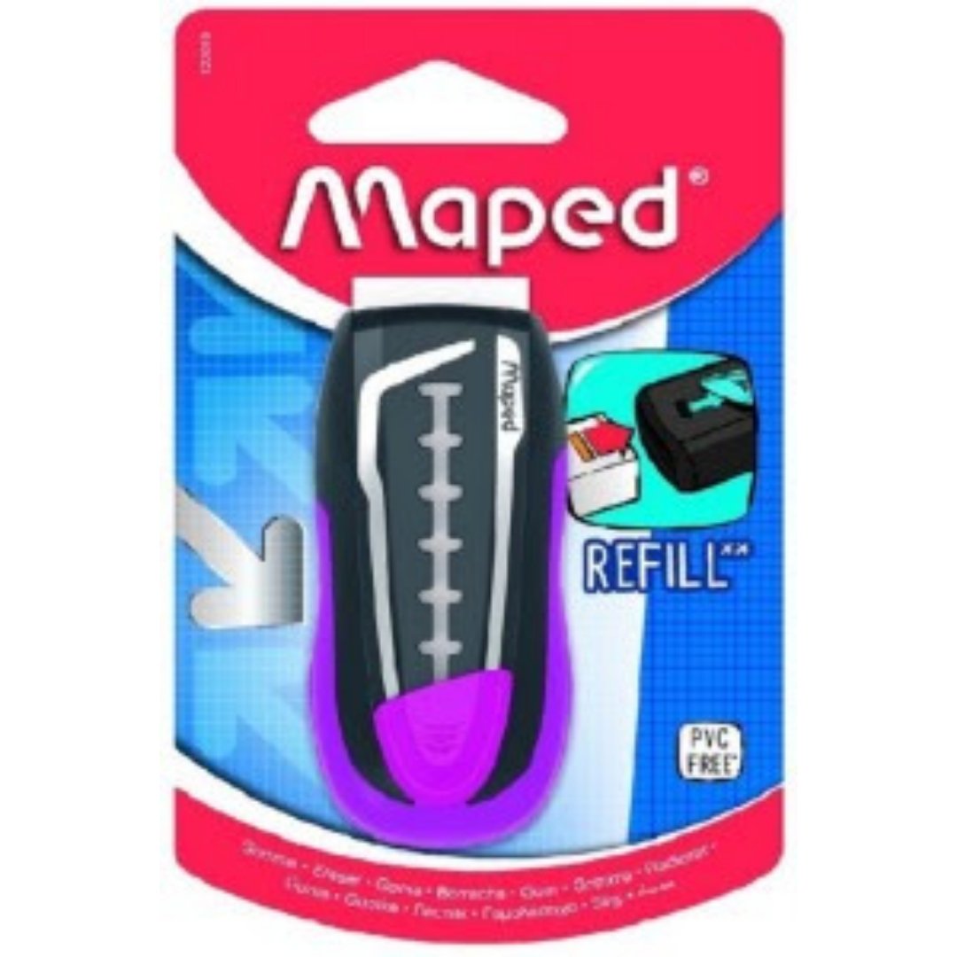 Maped Universal Gom Stick Eraser with Refillable Holder - SCOOBOO - 012000 - Eraser & Correction