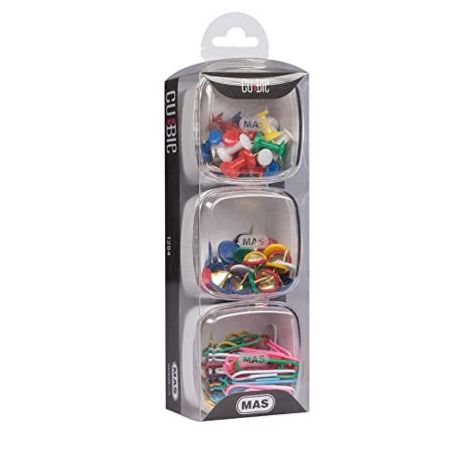 MAS Cubbie Box - SCOOBOO - Paperclips, Fasteners & Rubber bands