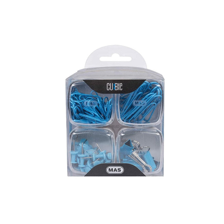MAS Cubbie Rainbow PVC Box (Pack of 4) - SCOOBOO - Paperclips, Fasteners & Rubber bands