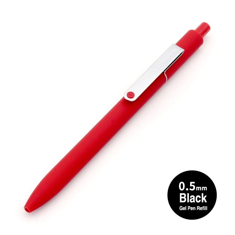 Midot Gel Pen Black Ink 0.5mm - SCOOBOO - Kaco-Midot-Red - Gel Pens