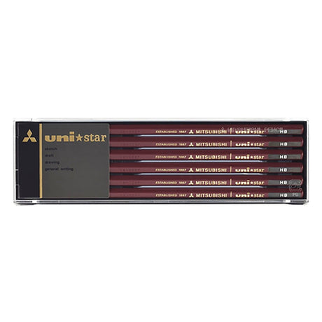 Mitsubishi / Uni Pencil Uni Star Hexagonal Pencil - SCOOBOO - US-HB - Pencils