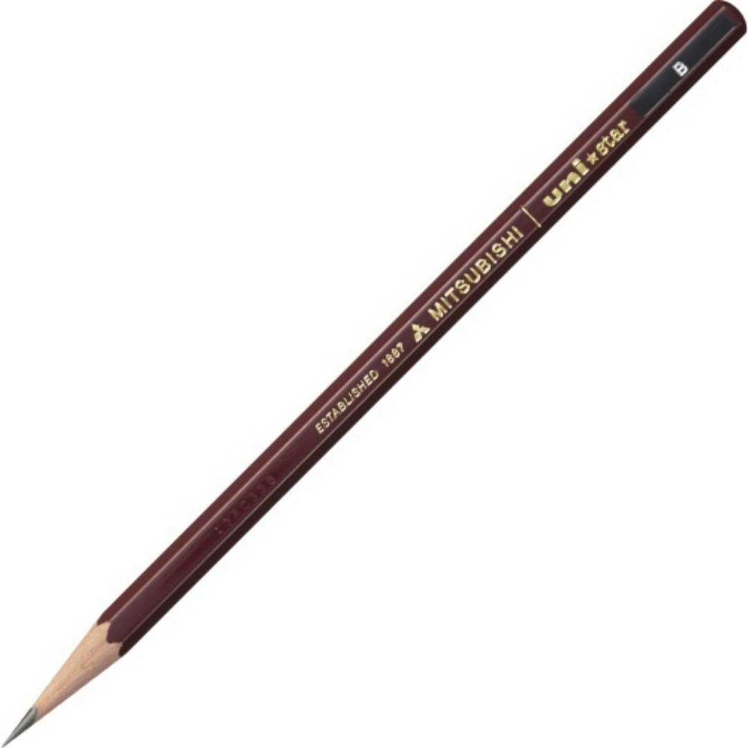 Mitsubishi / Uni Pencil Uni Star Hexagonal Pencil - SCOOBOO - US-2H - Pencils