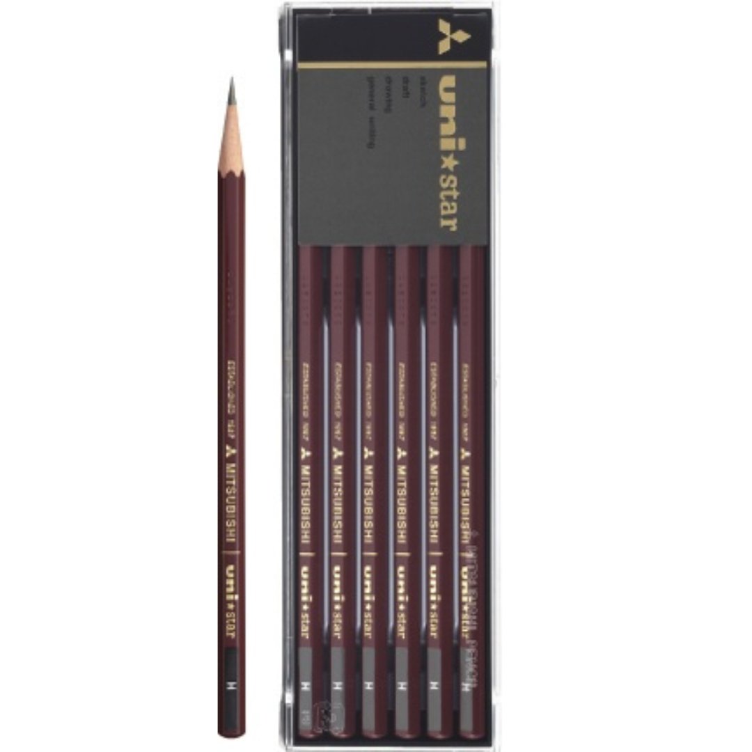 Mitsubishi / Uni Pencil Uni Star Hexagonal Pencil - SCOOBOO - US-H - Pencils