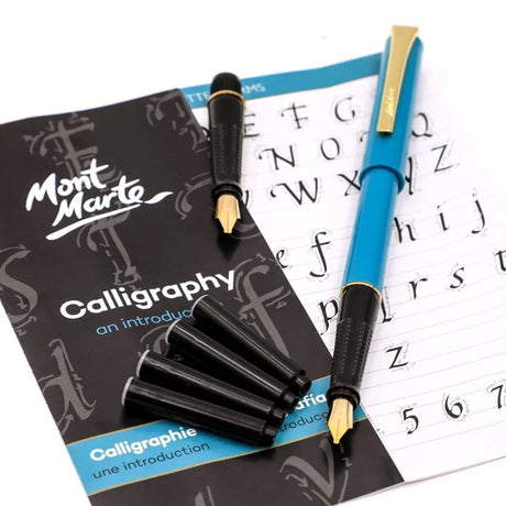 Mont Marte 2 Nib Pen Set - SCOOBOO - MMCA0001 - calligraphy pens