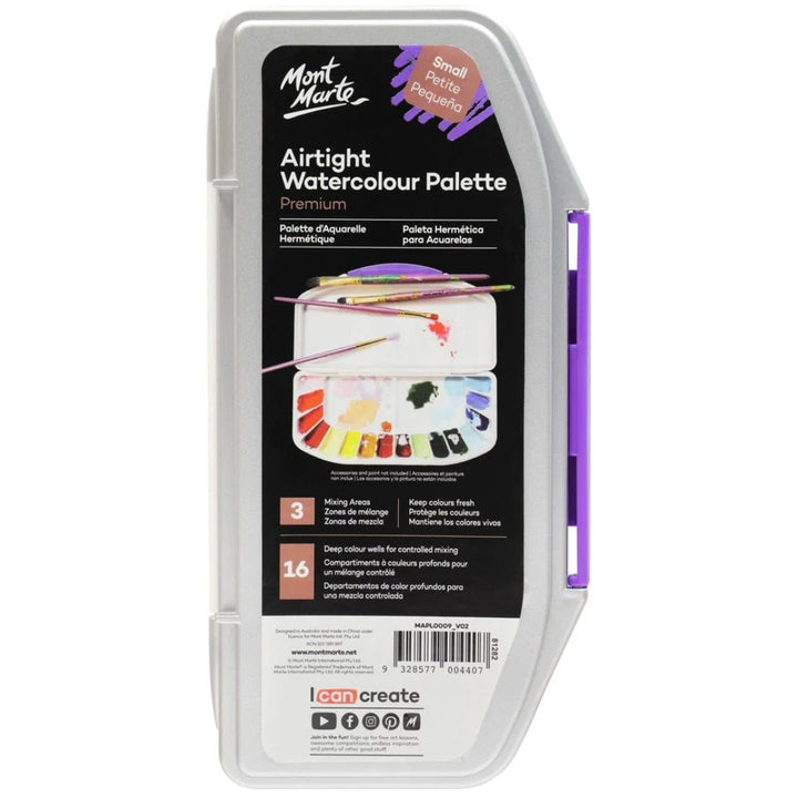 Mont Marte Air Tight Watercolour Palatte - SCOOBOO - MAPL0009 - Water Colors