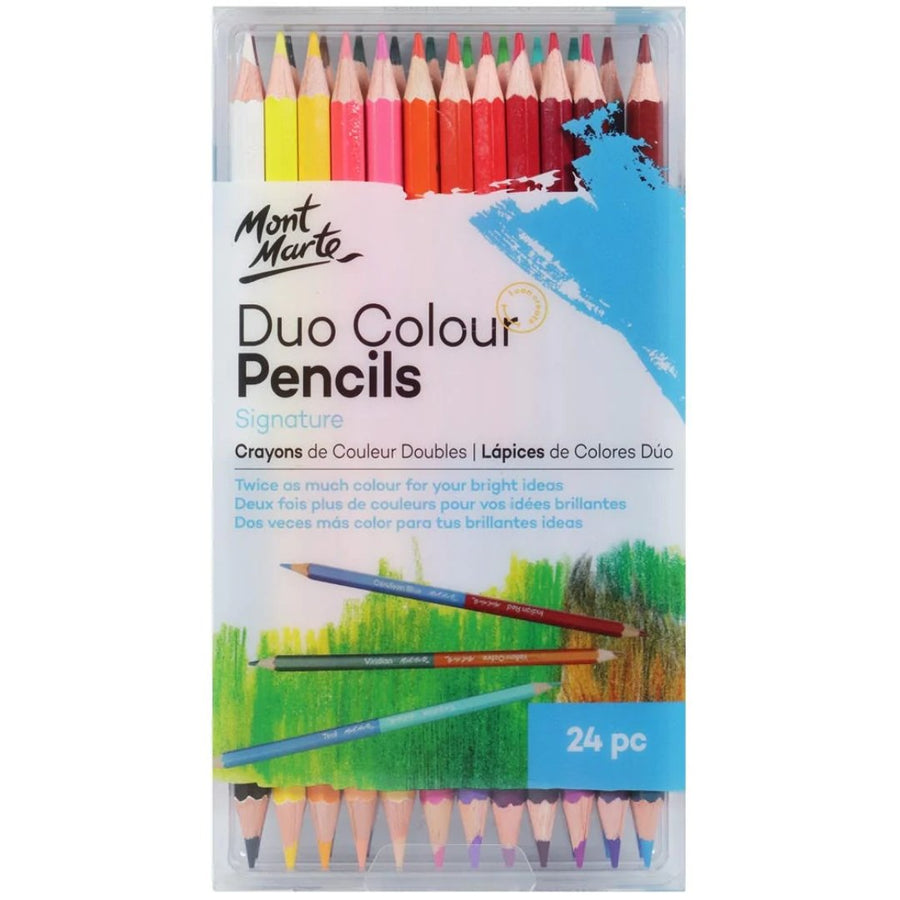Mont Marte Duo Color Pencils - SCOOBOO - MPN0122 - Coloured Pencils