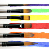 Mont Marte Gallery Series Acrylic Brush Set - SCOOBOO - BMHS0017 - Paint Brushes & Palette Knives