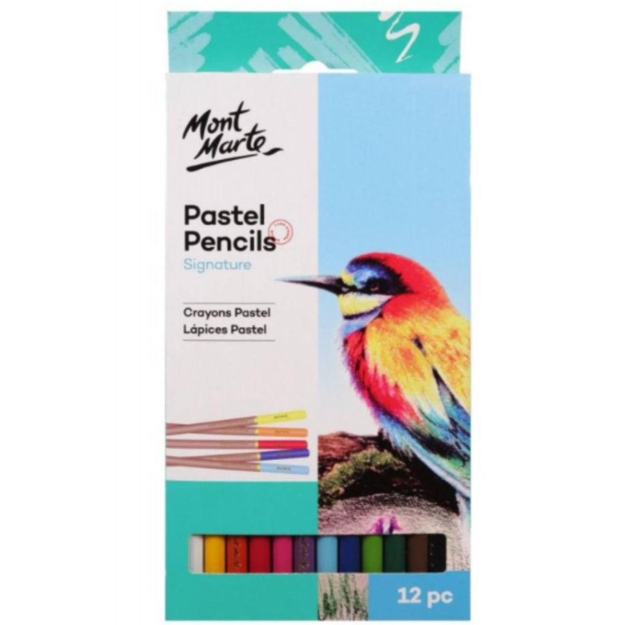 Mont Marte Pastel Pencils - SCOOBOO - MPN0098 - Coloured Pencils
