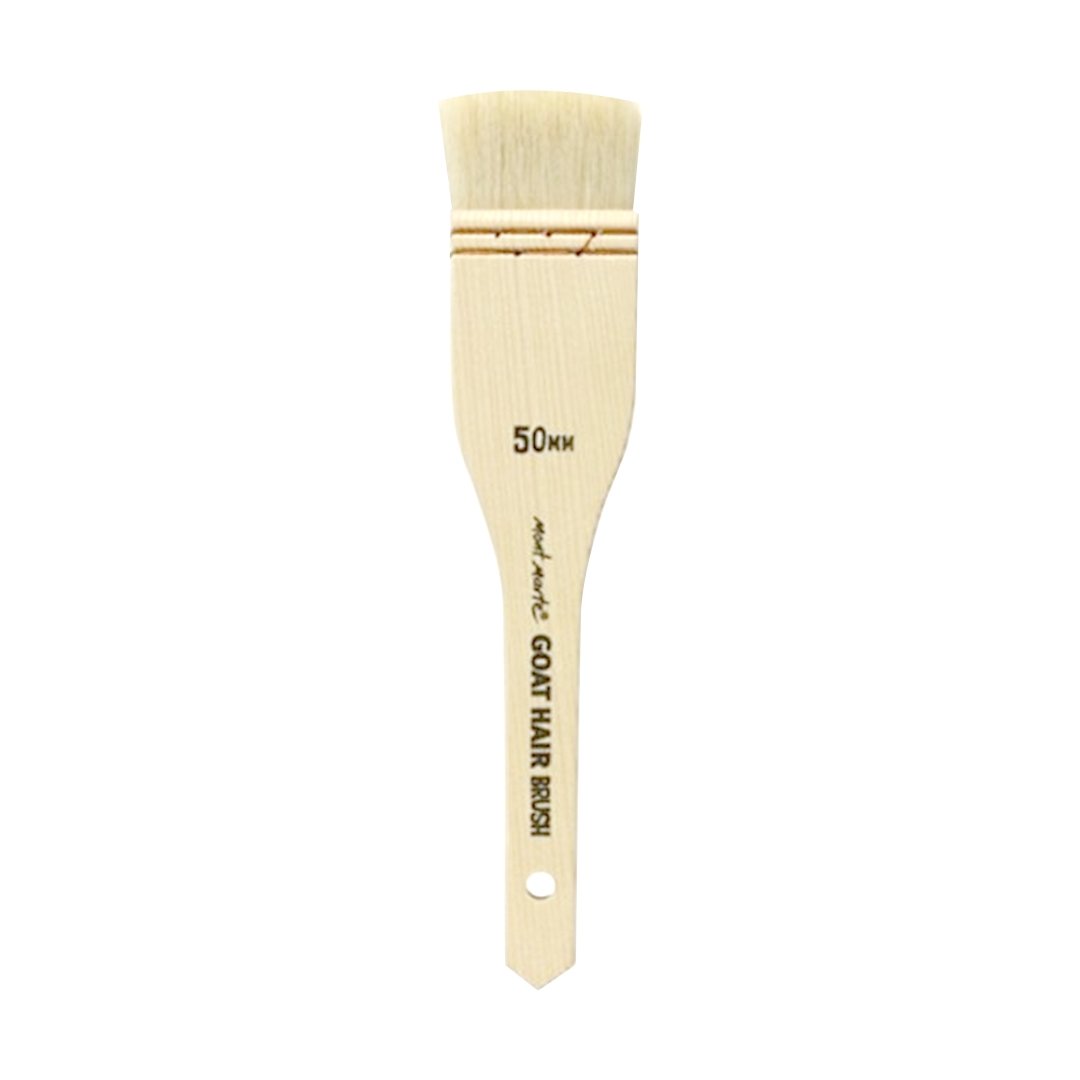 Mont Marte Pine Wood Brush - SCOOBOO - MSBS0002 - Paint Brushes & Palette Knives