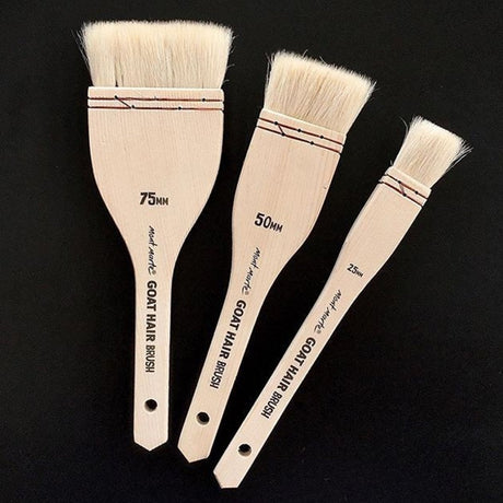 Mont Marte Pine Wood Brush - SCOOBOO - MSBS0003 - Paint Brushes & Palette Knives