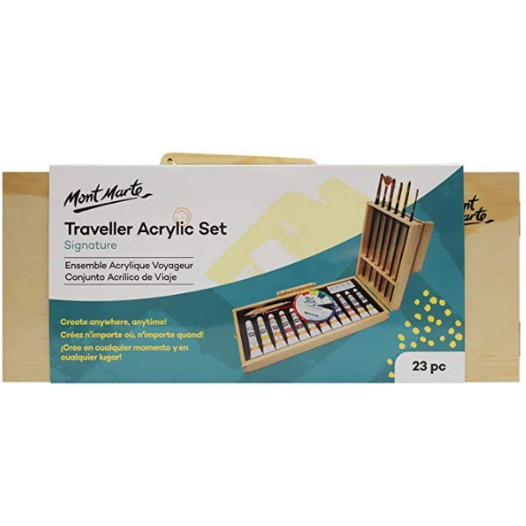 Mont Marte Traveller Acrylic Set - SCOOBOO - 81520 - Acrylic paints