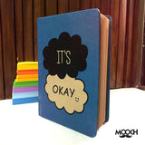 Mooch Its Ok Khaki Paper A6-Notebook - SCOOBOO - Mooch It's Okay Khaki Paper A6 - Handmade Notebook