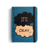 Mooch Its Ok Khaki Paper A6-Notebook - SCOOBOO - Mooch It's Okay Khaki Paper A6 - Handmade Notebook