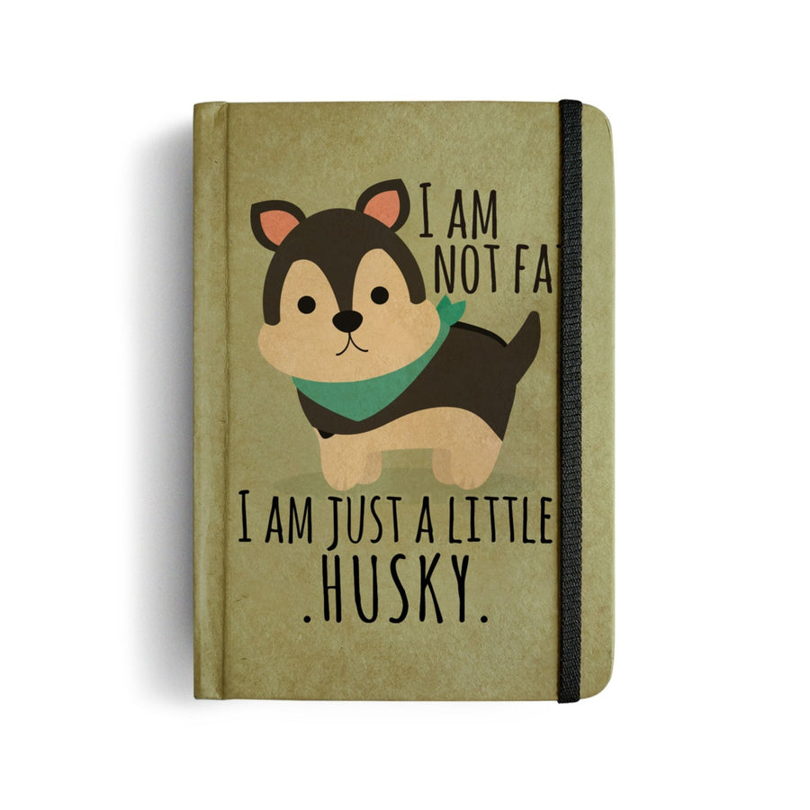 Mooch Jungle Series-A6 Notebooks - SCOOBOO - Little Huskey Khaki Paper A6 - Plain