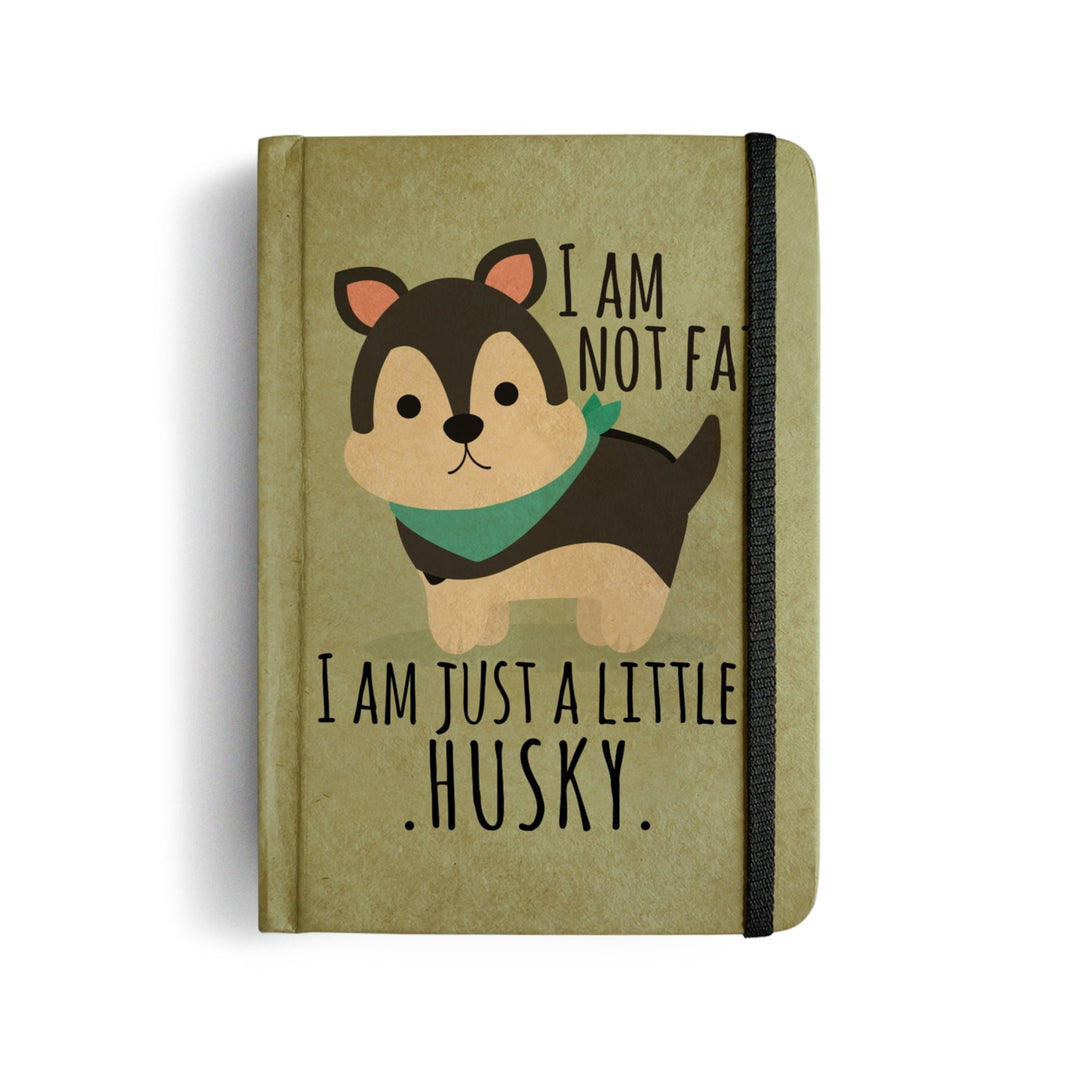 Mooch Jungle Series-A6 Notebooks - SCOOBOO - Little Huskey Khaki Paper A6 - Plain
