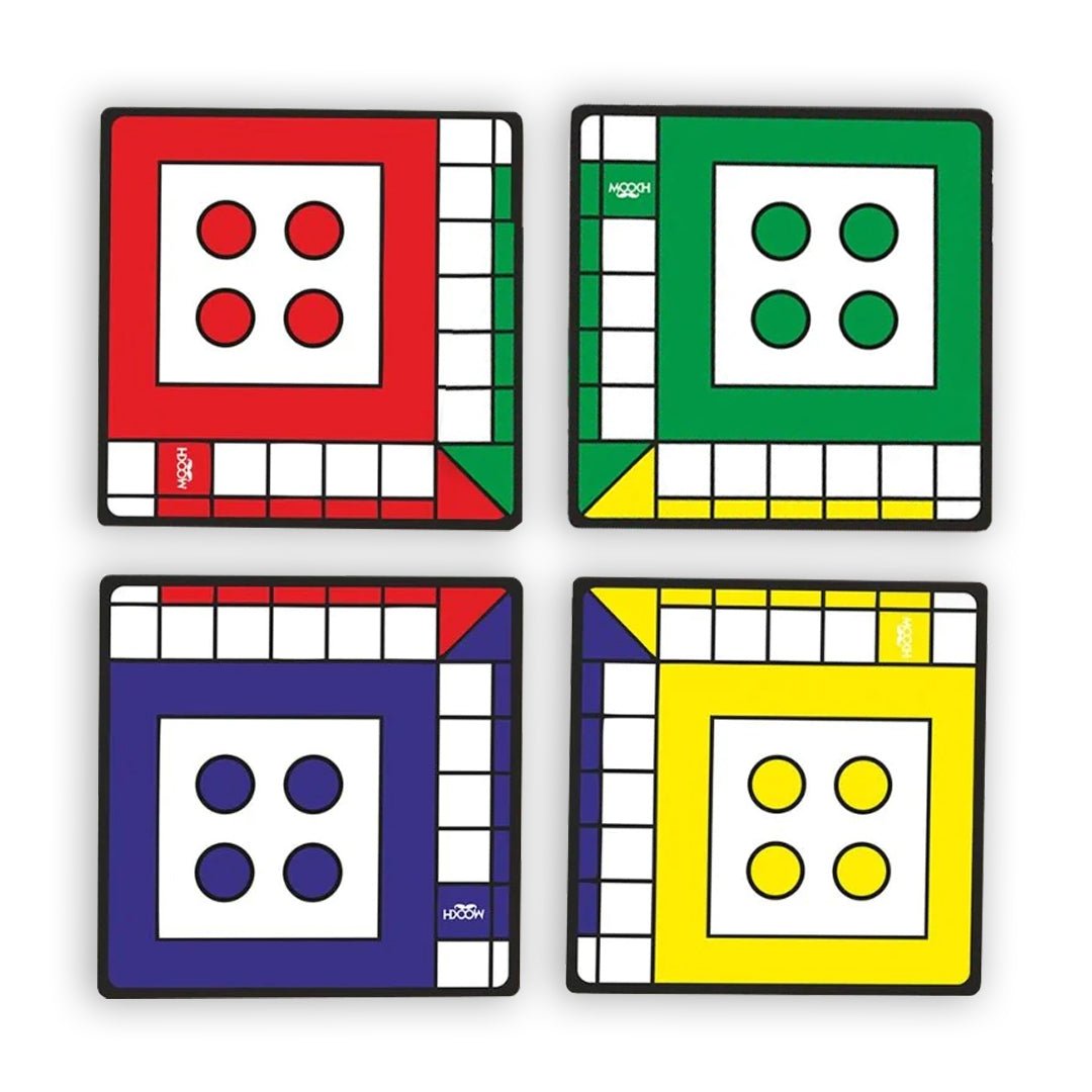 Mooch Ludo Coasters (Pack of 4) - SCOOBOO - Coasters