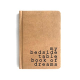 Mooch My Bed Side Book Khaki Paper A6 - SCOOBOO - Plain