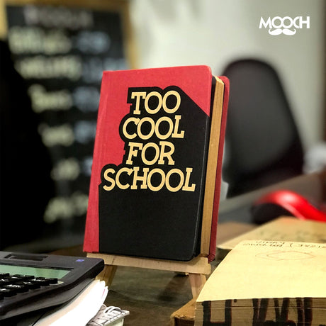 Mooch Too Cool For School Khaki Paper A6 - SCOOBOO - Too Cool For School Khaki Paper A6 - Plain