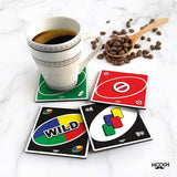 Mooch UNO Cards Coasters (Pack of 4) - SCOOBOO - Coasters