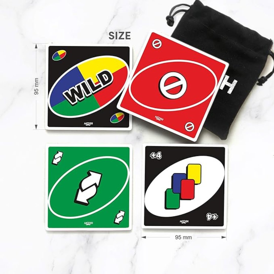 Mooch UNO Cards Coasters (Pack of 4) - SCOOBOO - Coasters