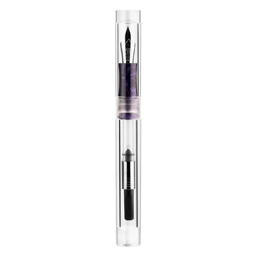 Moonman C1 Transparent Eyedropper Fountain Pen - SCOOBOO - MC1-01F - Fountain Pen