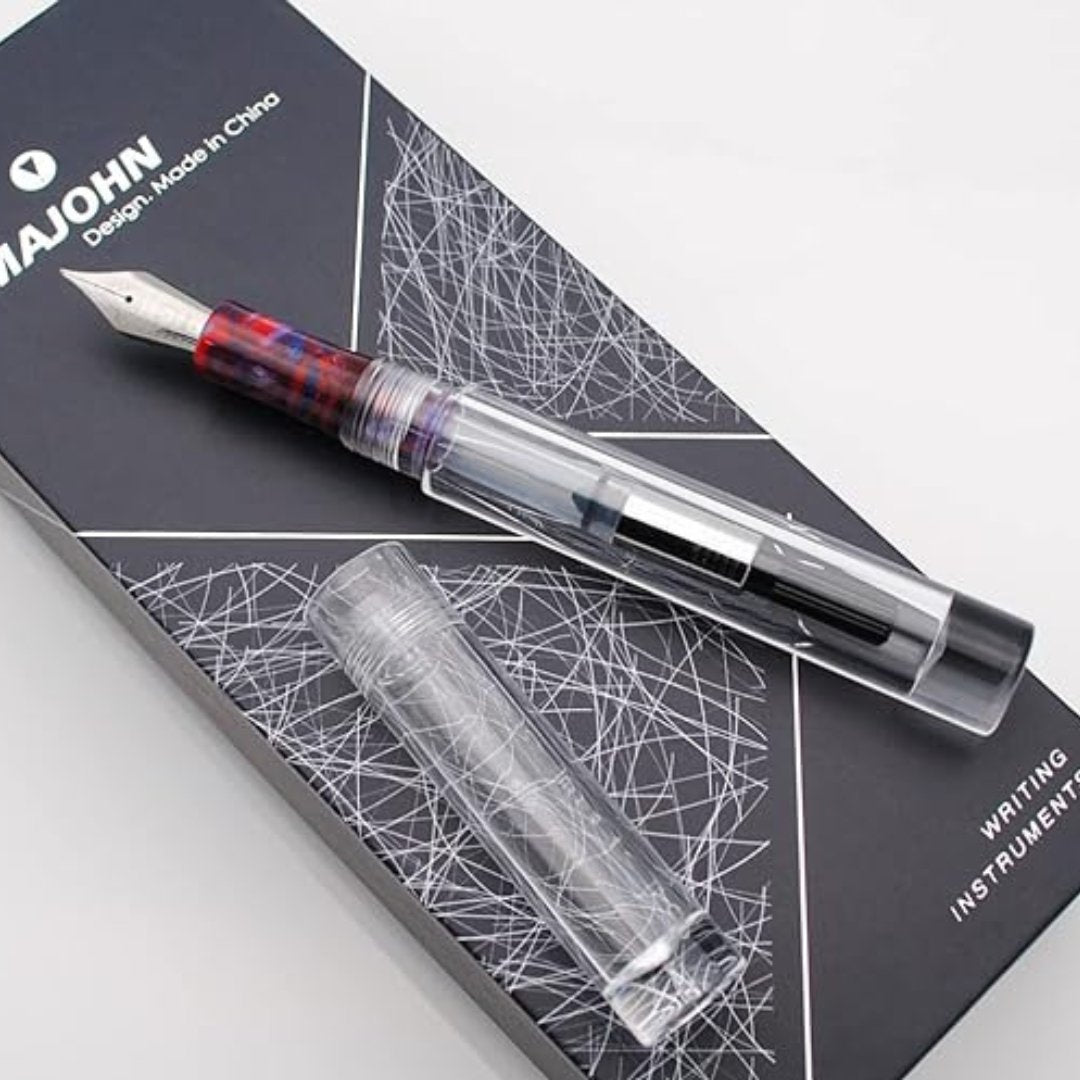 Moonman C1 Transparent Eyedropper Fountain Pen SCOOBOO Moonman