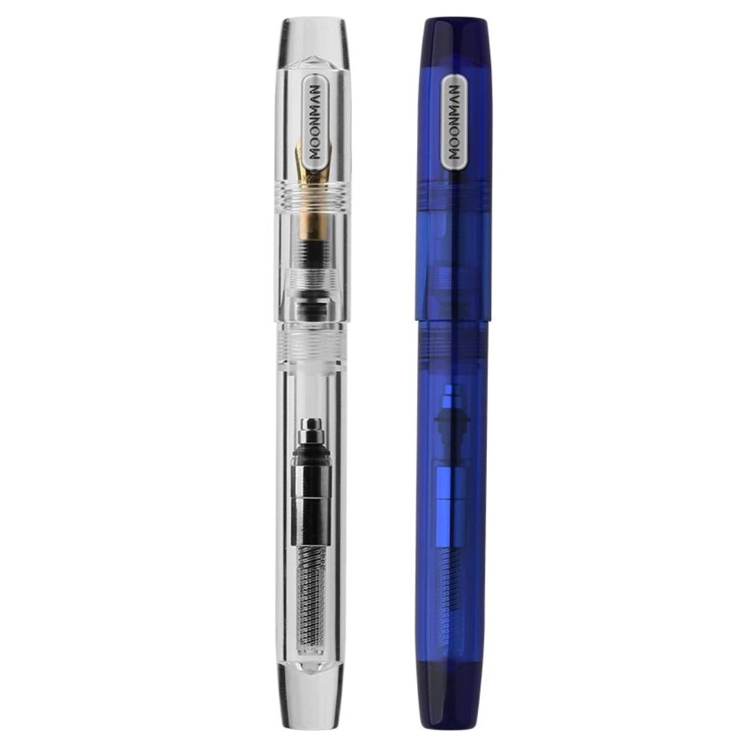 Moonman C3 Large Capacity Clear Fountain Pen - SCOOBOO - MC3-01E - Fountain Pen