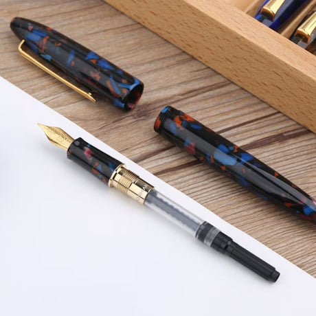 Moonman M100 Acrylic Resin Creative Fountain Pen - SCOOBOO - M100-04F - Fountain Pen