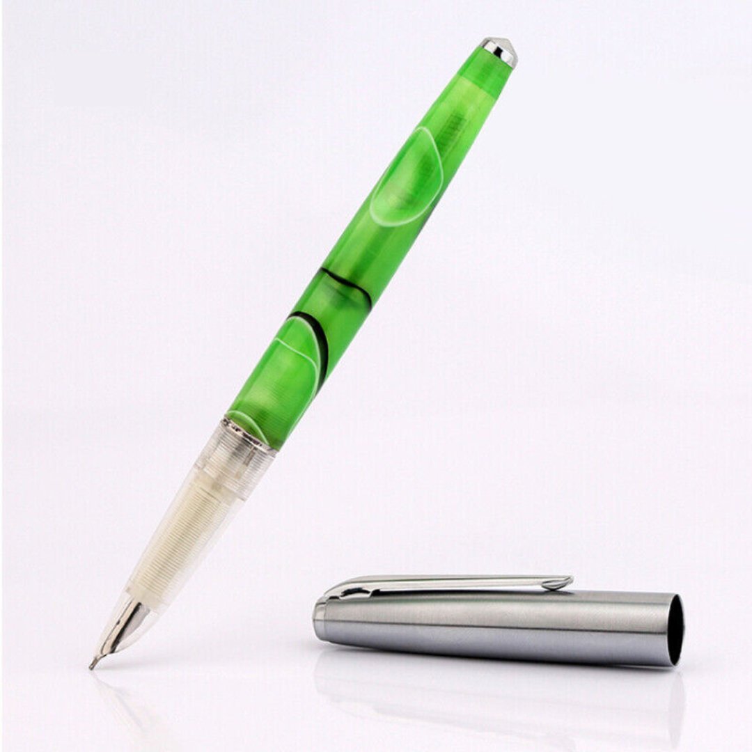 Moonman M101 Transparent Pattern Resin Fountain Pen - SCOOBOO - M101-03F - Fountain Pen