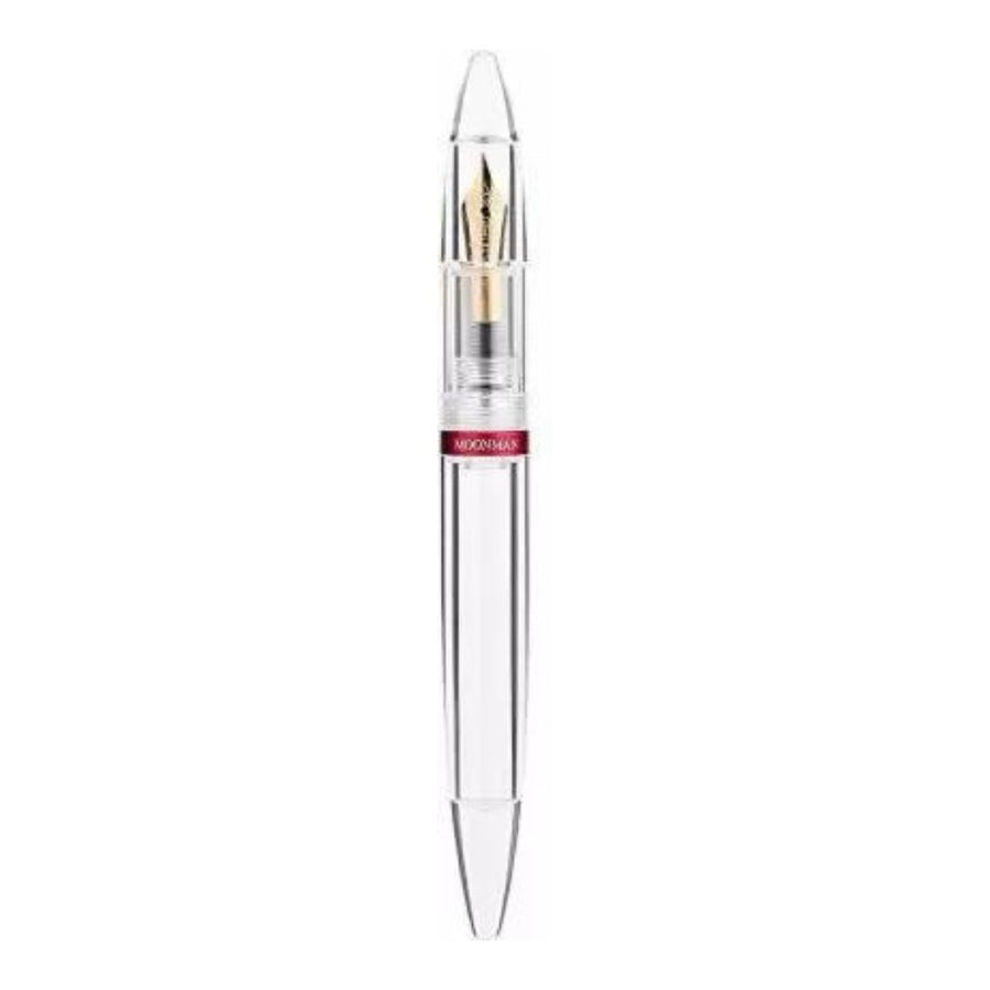 Moonman M2 Acrylic Clear Transparent Fountain Pen - SCOOBOO - M2-1E - Fountain Pen